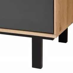 Fashion For Home Sideboard Leox - Inkl. Beleuchtung - Graphit / Eiche Artisan Dekor -Buromobel Verkaufe 1000364263 220719 050 DETAILS P000000001000364263