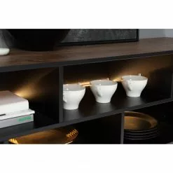 Red Living Sideboard Trylith II - Eiche Rustikal Dekor / Schwarz -Buromobel Verkaufe 1000364623 220719 060 DETAILS P000000001000364623