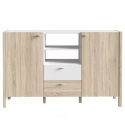 Loftscape Sideboard Thurles I - Eiche Sonoma Dekor / Weiß 11 Loftscape Sideboard Thurles I - Eiche Sonoma Dekor / Weiß -Buromobel Verkaufe 1000364903 220722 030 DETAILS P000000001000364903