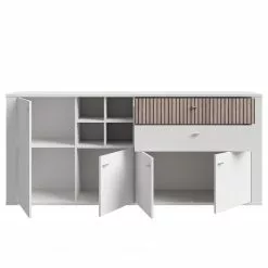 Loftscape Sideboard Millquarter - Weiß / Eiche Hell Dekor -Buromobel Verkaufe 1000364914 220722 032 DETAILS P000000001000364914