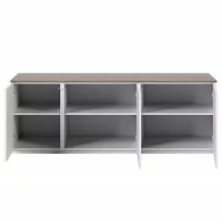 Temahome Sideboard Join VI - Weiß / Nussbaum -Buromobel Verkaufe 1000366641 220906 030 DETAILS P000000001000366641