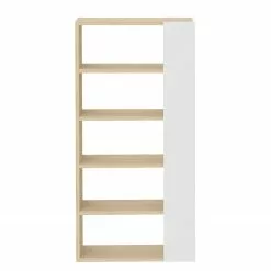 Temahome Regal Ella - Echtholzfurnier - Weiß / Eiche -Buromobel Verkaufe 1000366656 220906 030 DETAILS P000000001000366656