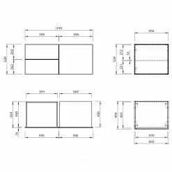 Temahome Sideboard Join IX - Weiß -Buromobel Verkaufe 1000366666 220906 501 SKETCH DETAILS P000000001000366666 sketch