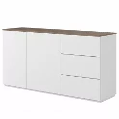 Temahome Sideboard Join IV - Weiß / Nussbaum