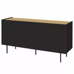 Temahome Sideboard Radio - Echtholzfurnier - Schwarz / Eiche -Buromobel Verkaufe 1000366695 220906 060 DETAILS P000000001000366695