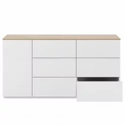 Temahome Sideboard Join V - Weiß / Eiche -Buromobel Verkaufe 1000366702 220906 030 DETAILS P000000001000366702