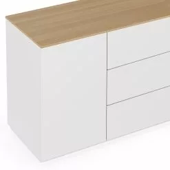 Temahome Sideboard Join V - Weiß / Eiche -Buromobel Verkaufe 1000366702 220906 050 DETAILS P000000001000366702