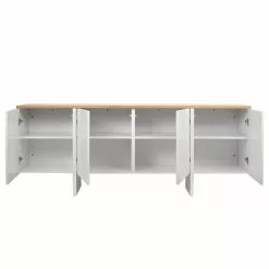 Temahome Sideboard Edge - Echtholzfurnier - / Weiß / Eiche -Buromobel Verkaufe 1000366714 220906 030 DETAILS P000000001000366714