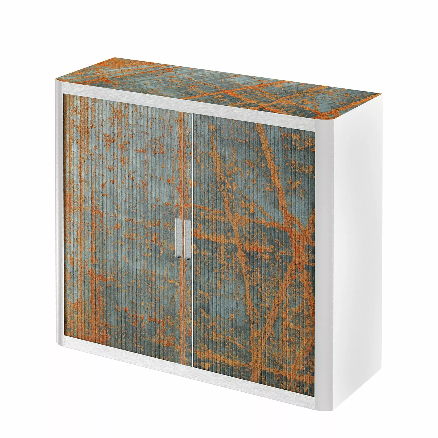 EasyOffice by Paperflow Aktenschrank easyOffice Matieres - Grau / Braun 3 EasyOffice by Paperflow Aktenschrank easyOffice Matieres - Grau / Braun