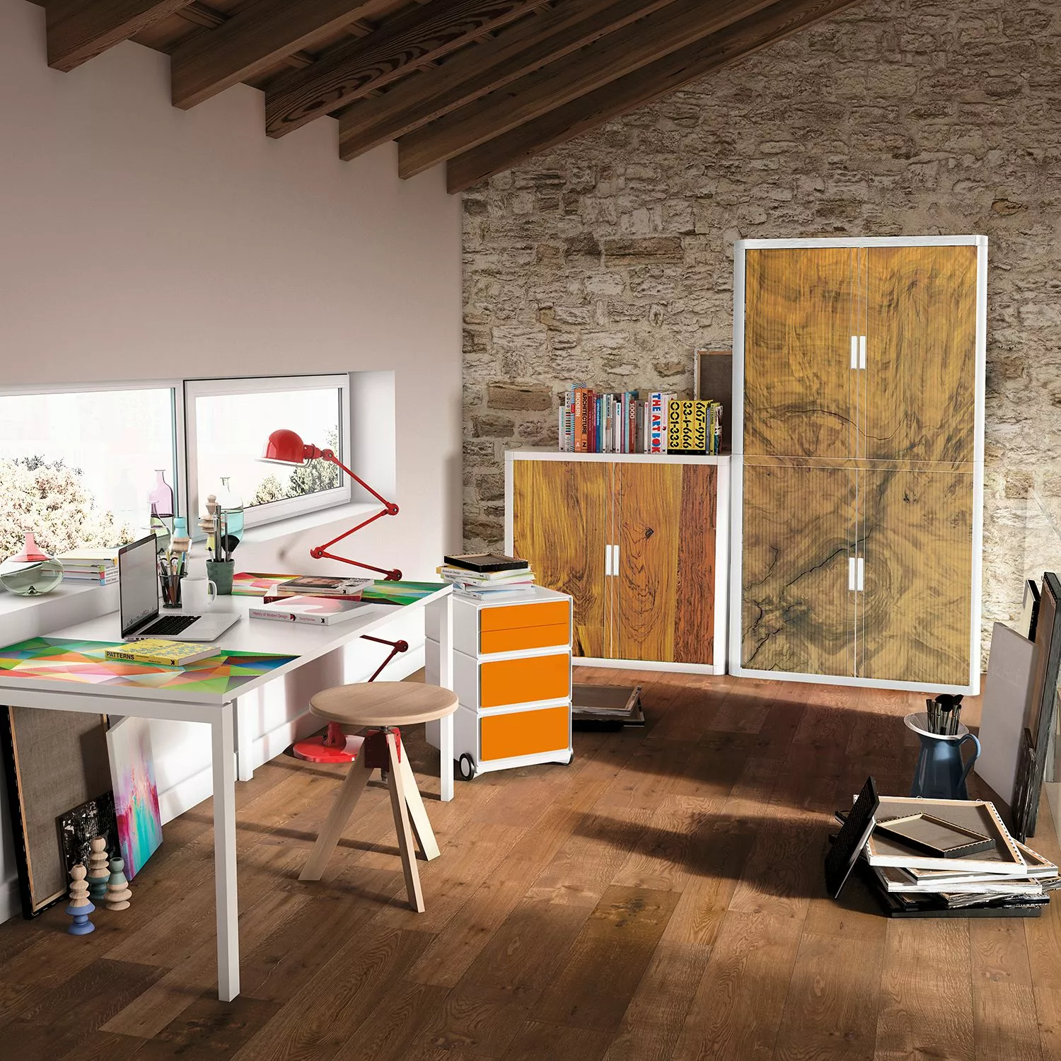 EasyOffice by Paperflow Aktenschrank easyOffice Matieres III - Braun 4 EasyOffice by Paperflow Aktenschrank easyOffice Matieres III - Braun – Bild 2