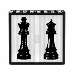 EasyOffice by Paperflow Aktenschrank easyOffice - Noire et Blanc IV - Schwarz / Weiß -Buromobel Verkaufe aktenschrank easyoffice noire et blanc iv 1889082