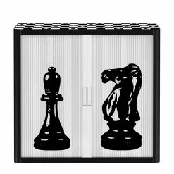 EasyOffice by Paperflow Aktenschrank easyOffice - Noire et Blanc IX - Schwarz / Weiß -Buromobel Verkaufe aktenschrank easyoffice noire et blanc ix 1890162