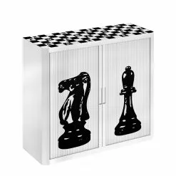 EasyOffice by Paperflow Aktenschrank easyOffice - Noire et Blanc VI - Schwarz / Weiß -Buromobel Verkaufe aktenschrank easyoffice noire et blanc vi 1890542