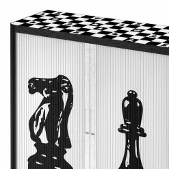 EasyOffice by Paperflow Aktenschrank easyOffice - Noire et Blanc VII - Schwarz / Weiß -Buromobel Verkaufe aktenschrank easyoffice noire et blanc vii 1890474