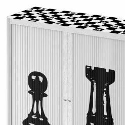 EasyOffice by Paperflow Aktenschrank easyOffice Noire et Blanc X - Schwarz / Weiß -Buromobel Verkaufe aktenschrank easyoffice noire et blanc x 1889554