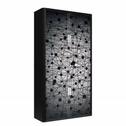 EasyOffice by Paperflow Aktenschrank easyOffice Noire et Blanc I - Schwarz / Weiß - Höhe: 204 cm -Buromobel Verkaufe aktenschrank easyoffice nore et blanc i 204 cm 1851518