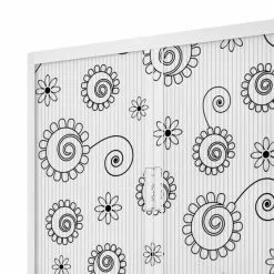 EasyOffice by Paperflow Rollladenschrank easyOffice - Papier Peints - Weiß / Schwarz - Höhe: 204 cm -Buromobel Verkaufe aktenschrank easyoffice papier peints 204 cm 1893290