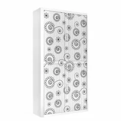 EasyOffice by Paperflow Rollladenschrank easyOffice - Papier Peints - Weiß / Schwarz - Höhe: 204 cm -Buromobel Verkaufe aktenschrank easyoffice papier peints 204 cm 1893298