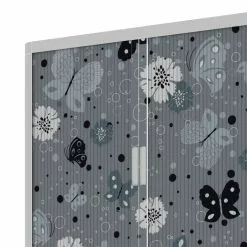 EasyOffice by Paperflow Rollladenschrank easyOffice - Papier Peints XI - Grau -Buromobel Verkaufe aktenschrank easyoffice papier peints xi 1887566