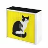 EasyOffice by Paperflow Rollladenschrank easyOffice Pop Art Cat - Weiß / Gelb -Buromobel Verkaufe aktenschrank easyoffice pop art cat weiss gelb 1888006