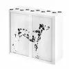 EasyOffice by Paperflow Rollladenschrank easyOffice - Pop Art Dalmatian - Schwarz / Weiß -Buromobel Verkaufe aktenschrank easyoffice pop art dalmatian 1887682