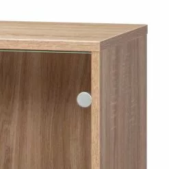 Aktenschrank Merit II - Eiche Sonoma Dekor / Klarglas -Buromobel Verkaufe aktenschrank merit ii eiche sonoma dekor 347680