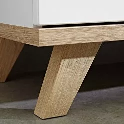 Germania Aktenschrank Neston I - Matt Weiß / Eiche Sanremo Dekor -Buromobel Verkaufe aktenschrank neston i eiche sanremo dekor weiss 1080254