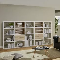 Fredriks Anbauregal Concept II - Hochglanz Weiß -Buromobel Verkaufe anbauregal rodos ii hochglanz weiss 1890654