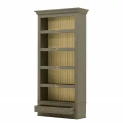 Maison Belfort Bücherregal Azjana II - Granit / Pinie Creme