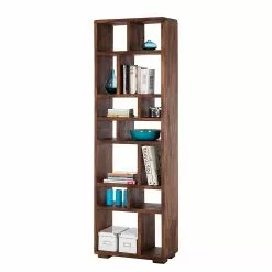 Ars Natura Bücherregal Trangle - Sheesham Massiv -Buromobel Verkaufe buecherregal trangle sheesham massiv 702670