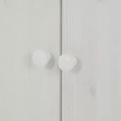 Maison Belfort Bücherwand Lillehammer IV - Kiefer massiv - Kiefer Weiß / Kiefer Honig -Buromobel Verkaufe buecherwand lillehammer iv kiefer massiv weiss honig 1067522