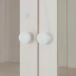 Maison Belfort Bücherwand Lillehammer V - Kiefer massiv - Kiefer Weiß / Kiefer Honig -Buromobel Verkaufe buecherwand lillehammer v kiefer massiv weiss honig 1067642