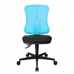 Topstar Bürodrehstuhl Head Point - Hellblau / Schwarz - Ohne Kopfstütze - Ohne Armlehnen -Buromobel Verkaufe buerodrehstuhl head point ohne armlehnen hellblau schwarz 1139858