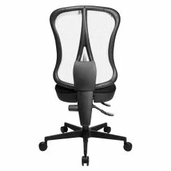 Topstar Bürodrehstuhl Head Point - Weiß / Schwarz - Ohne Kopfstütze - Ohne Armlehnen -Buromobel Verkaufe buerodrehstuhl head point ohne armlehnen weiss schwarz 1139734