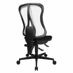 Topstar Bürodrehstuhl Head Point - Weiß / Schwarz - Ohne Kopfstütze - Ohne Armlehnen -Buromobel Verkaufe buerodrehstuhl head point ohne armlehnen weiss schwarz 1139738