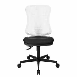 Topstar Bürodrehstuhl Head Point - Weiß / Schwarz - Ohne Kopfstütze - Ohne Armlehnen -Buromobel Verkaufe buerodrehstuhl head point ohne armlehnen weiss schwarz 1139746