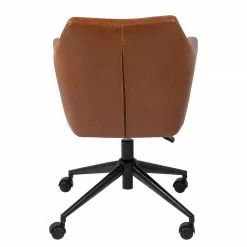 Mørteens Bürodrehstuhl Nicholas I - Vintage Braun -Buromobel Verkaufe buerodrehstuhl nicholas i kunstleder metall vintage braun 4417972