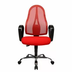 Topstar Bürodrehstuhl Open Point P Somo - Rot / Schwarz -Buromobel Verkaufe buerodrehstuhl open point p somo textilbezug rot 248320