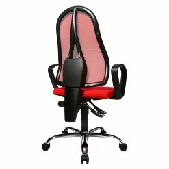 Topstar Bürodrehstuhl Open Point P Somo - Rot / Schwarz -Buromobel Verkaufe buerodrehstuhl open point p somo textilbezug rot 248322