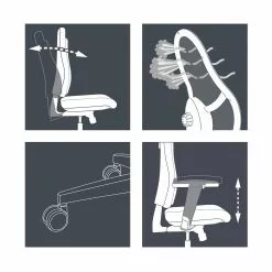 Topstar Bürodrehstuhl Sitness 15 - Blau -Buromobel Verkaufe buerodrehstuhl sitness 15 blau 2017398