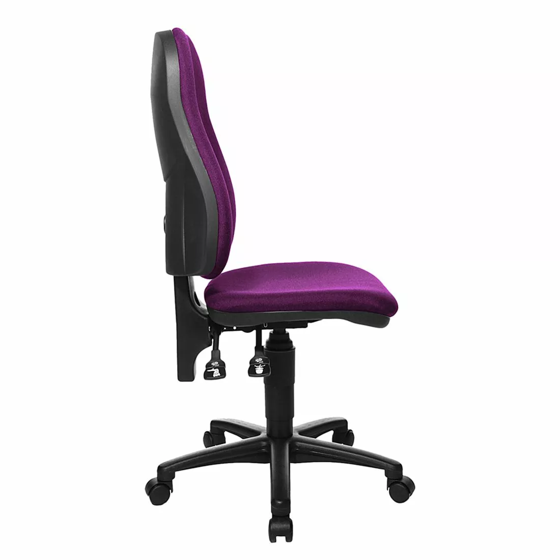 Topstar Bürostuhl Point 60 - Lila / Schwarz 6 Topstar Bürostuhl Point 60 - Lila / Schwarz – Bild 4