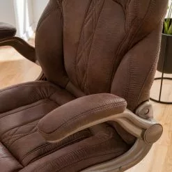 Home24office Chefsessel Baylor XXL - Braun / Kupfer -Buromobel Verkaufe chefsessel baylor xxl microfaser kunststoff kupfer 5126536