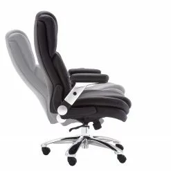 Fredriks Chefsessel Buda XXL - Kunstleder - Schwarz / Silber -Buromobel Verkaufe chefsessel buda xxl kunstleder schwarz silber 5159164