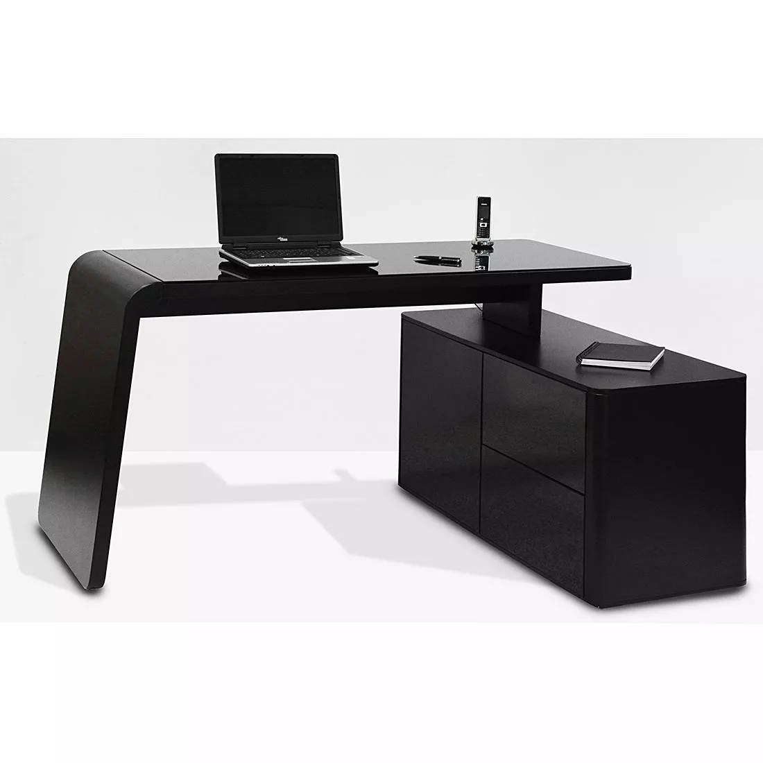 Jahnke Eckschreibtisch CSL 465E - Schwarz 5 Jahnke Eckschreibtisch CSL 465E - Schwarz – Bild 3