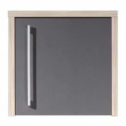 Germania Aufsatzschrank Eugene - Breite 40cm - Anthrazit/Rosales Dekor