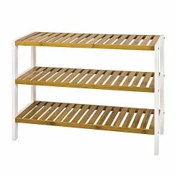 Home Design Regal Ilona II - Weiß/Bambus