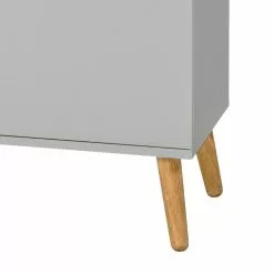 Tenzo Sideboard Dot I - Grau -Buromobel Verkaufe highboard dot eiche teilmassiv grau 4148404