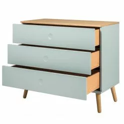Tenzo Kommode Dot III - Mint -Buromobel Verkaufe kommode dot iii eiche teilmassiv grau 5147784
