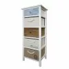Maison Belfort Regal Gilberton - Höhe: 91 cm -Buromobel Verkaufe kommode gilberton paulownia massiv weiss braun 91 cm 4345284