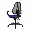 Topstar Drehstuhl Open Point SY - Kunstfaser / Mesh - Royalblau / Schwarz